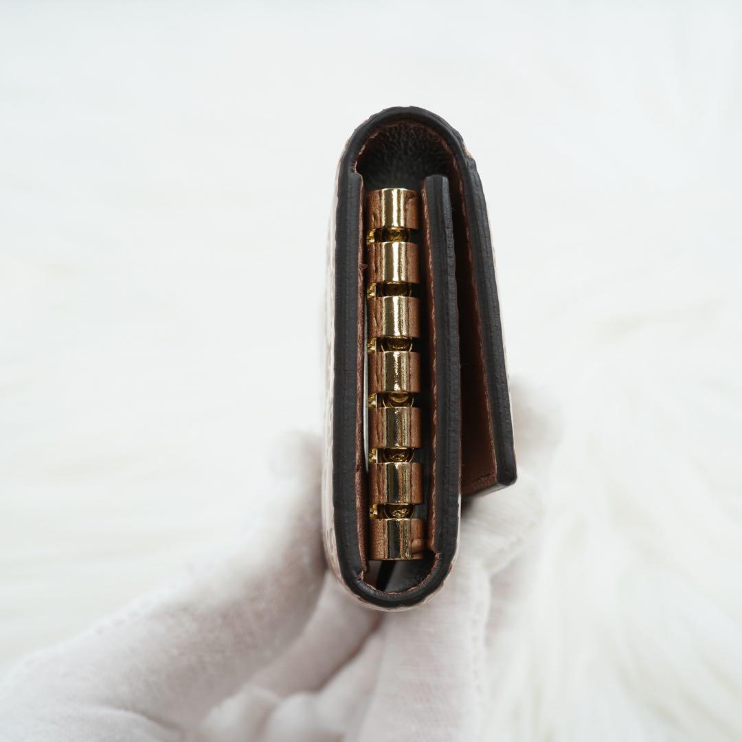 新品未使用品　箱付き　GUCCI グッチ　キーケース　マイクロGG ピンク