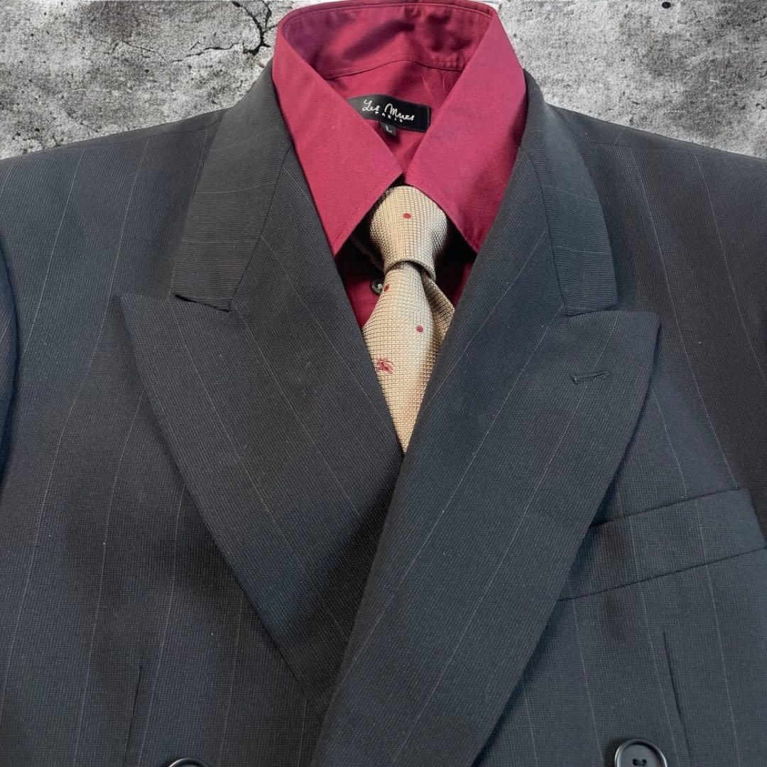 し*ー様 ジョルジオアルマーニ ダブルスーツ＆バーバリー ネクタイ ヴィンテージ