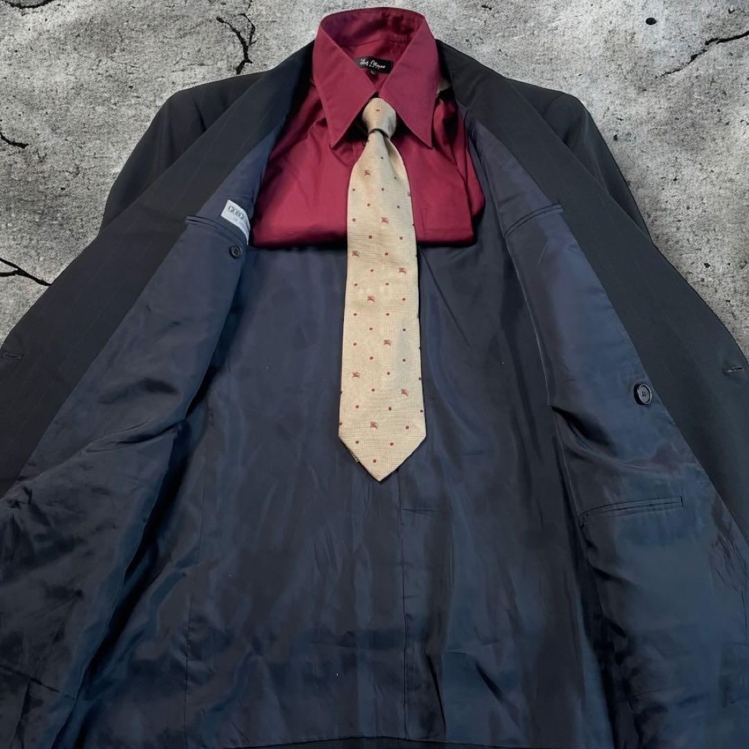 し*ー様 ジョルジオアルマーニ ダブルスーツ＆バーバリー ネクタイ ヴィンテージ