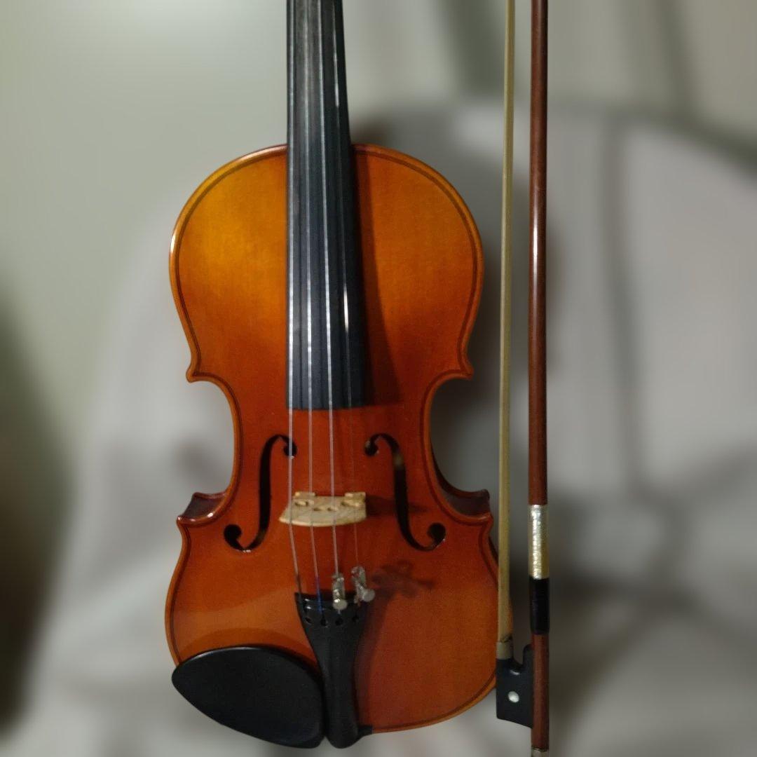 ♥7才前後の子供用♥スズキバイオリン1/4♥品番200♥弓、ケ―ス、松脂付き