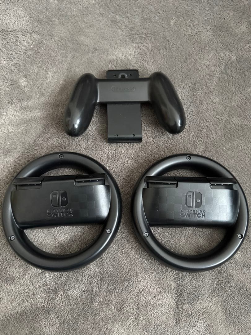 【Joy-Con 4本付】Switch 有機ELモデル＋ハンドル＆ケースセット