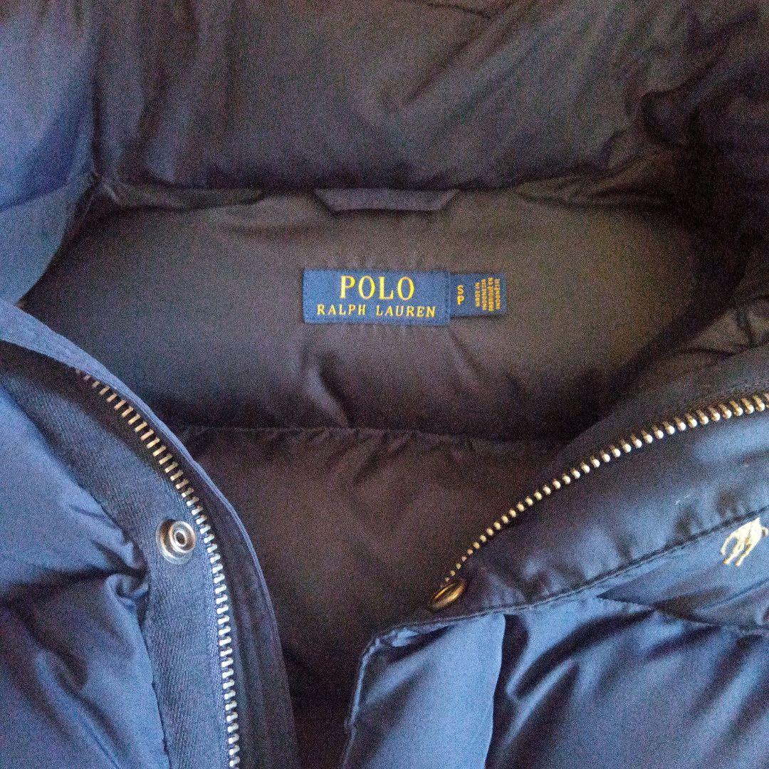 【ピンク】Polo Ralph Lauren ネイビー ダウンベスト