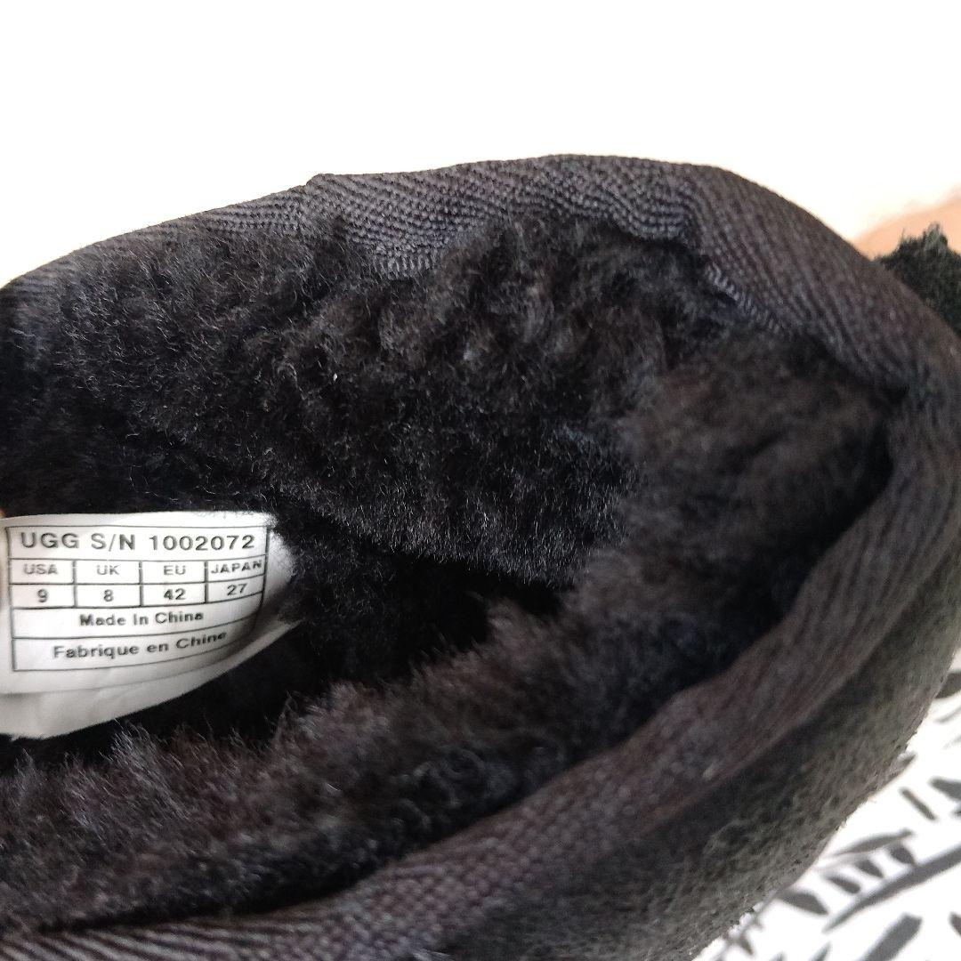 UGG ブラック ムートンブーツ　27cm