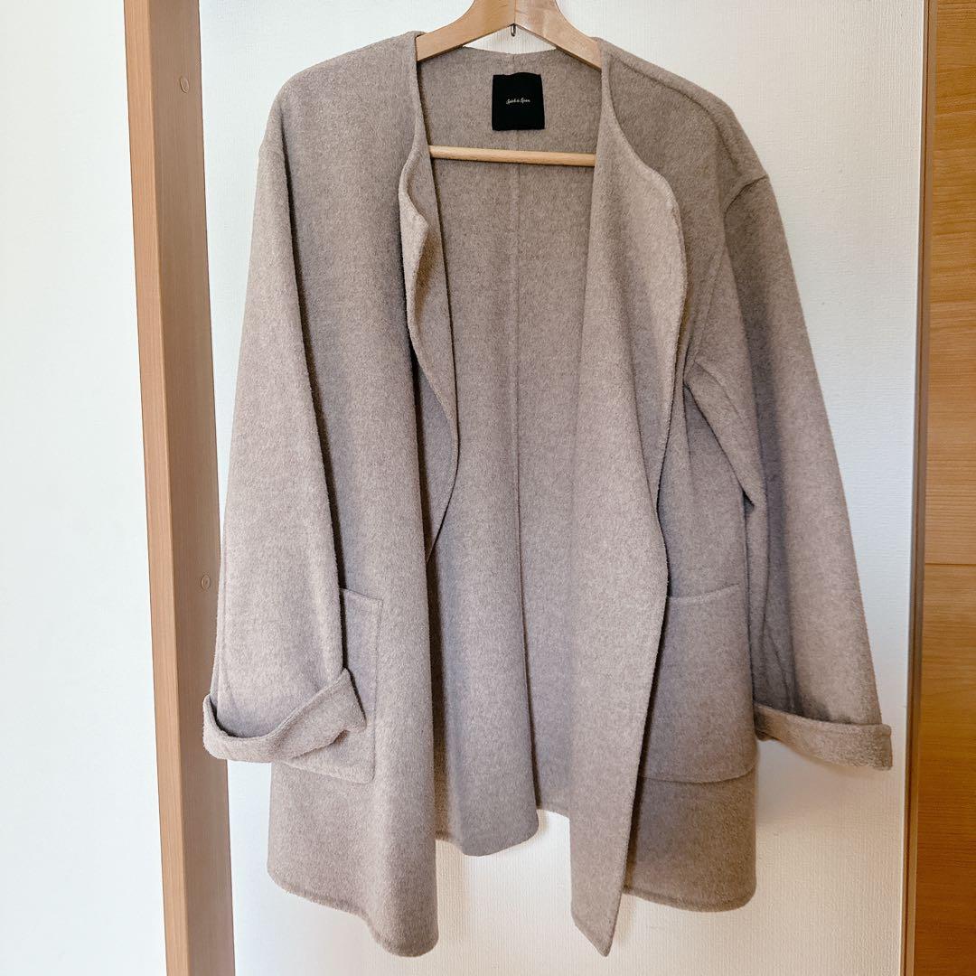 ⭐︎美品⭐︎ Spick&Span ⭐︎ノーカラーリバーコート⭐︎