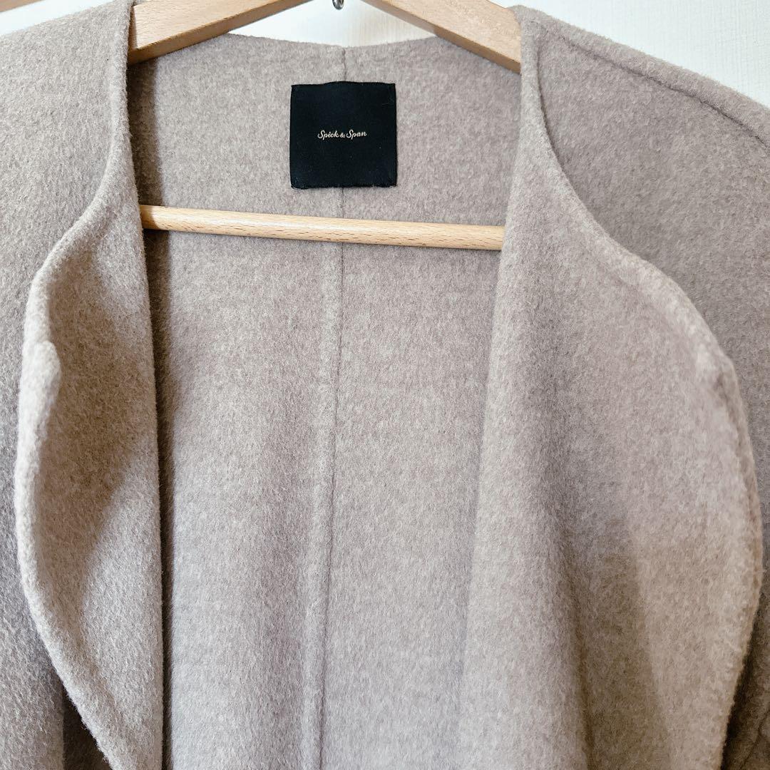 ⭐︎美品⭐︎ Spick&Span ⭐︎ノーカラーリバーコート⭐︎