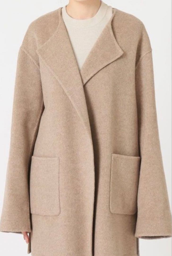 ⭐︎美品⭐︎ Spick&Span ⭐︎ノーカラーリバーコート⭐︎