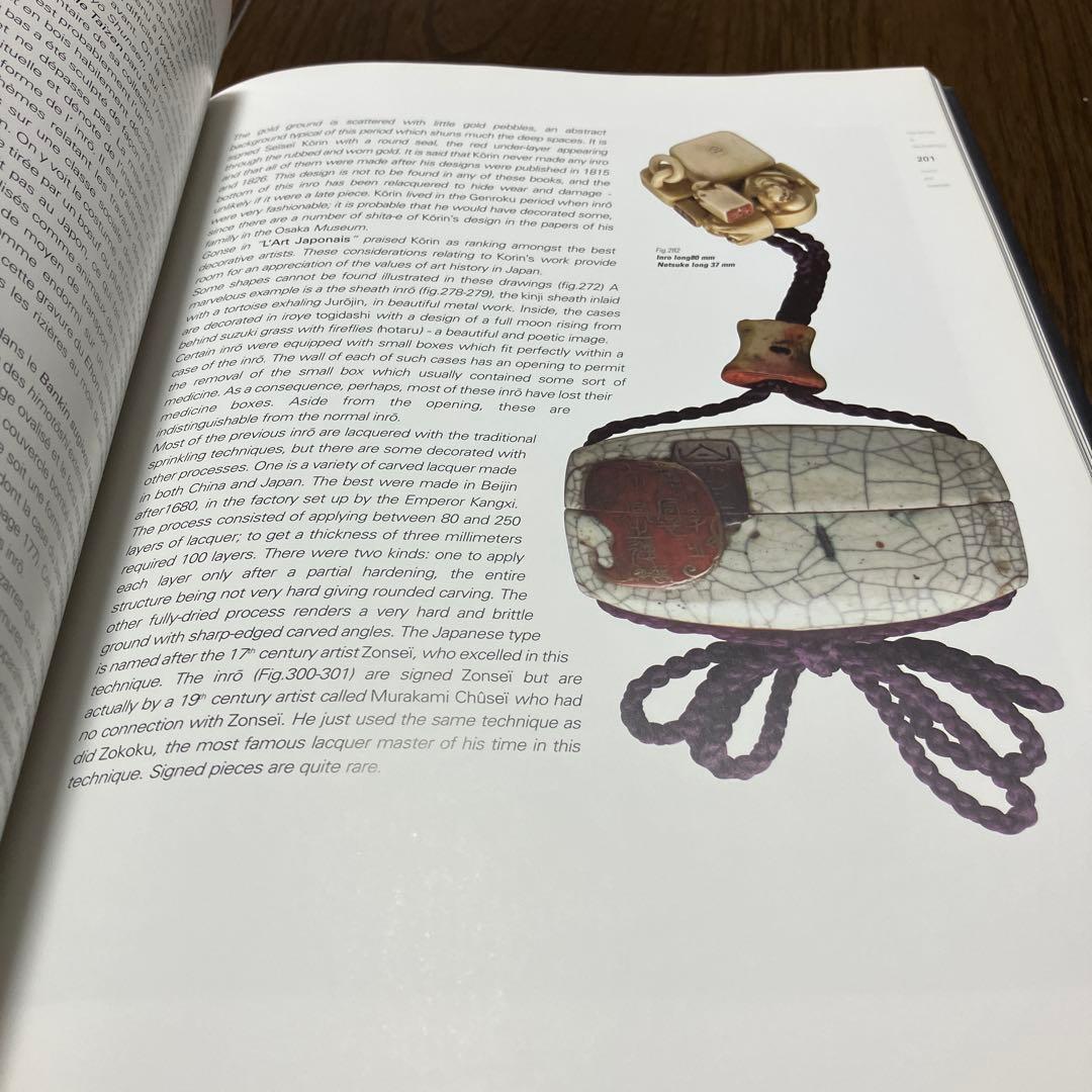 印籠　inro 洋書　大型本　貴重