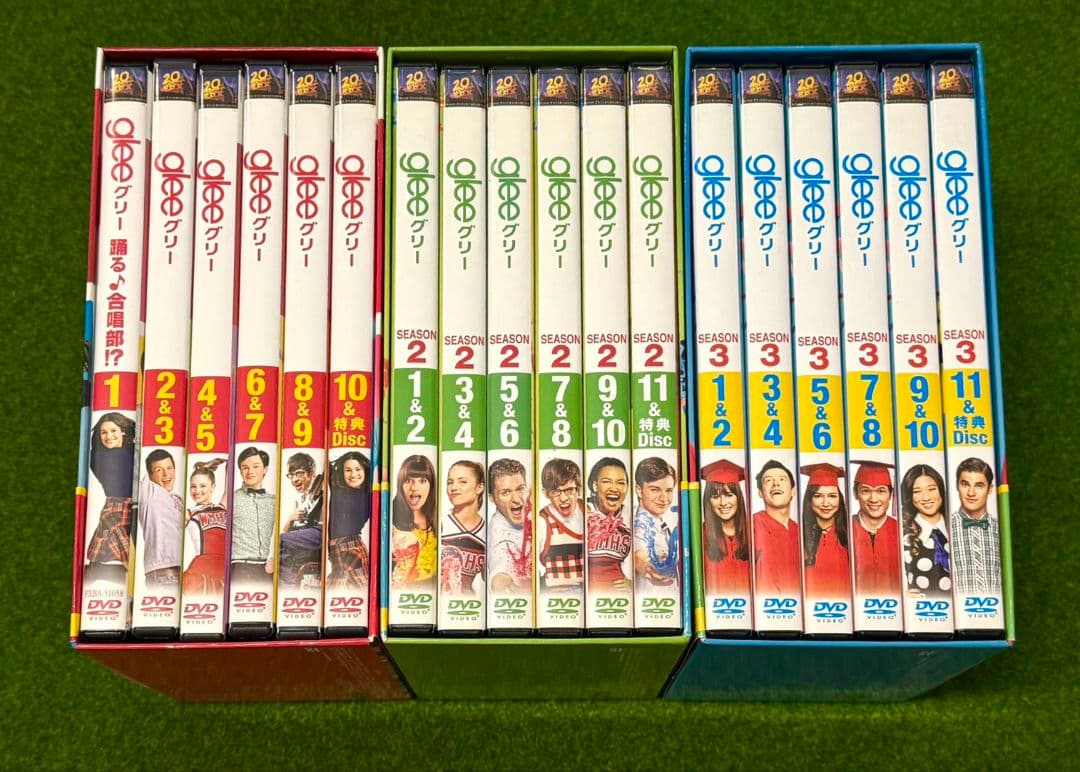 Glee DVDコレクターズbox シーズン1～3 セット 綺麗な商品