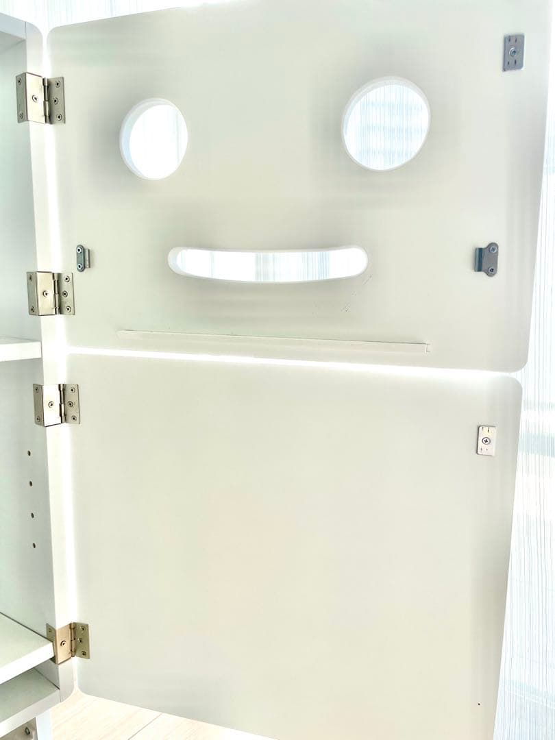 【最安値】ロボット型木製収納ロビット Robit ete ホワイト