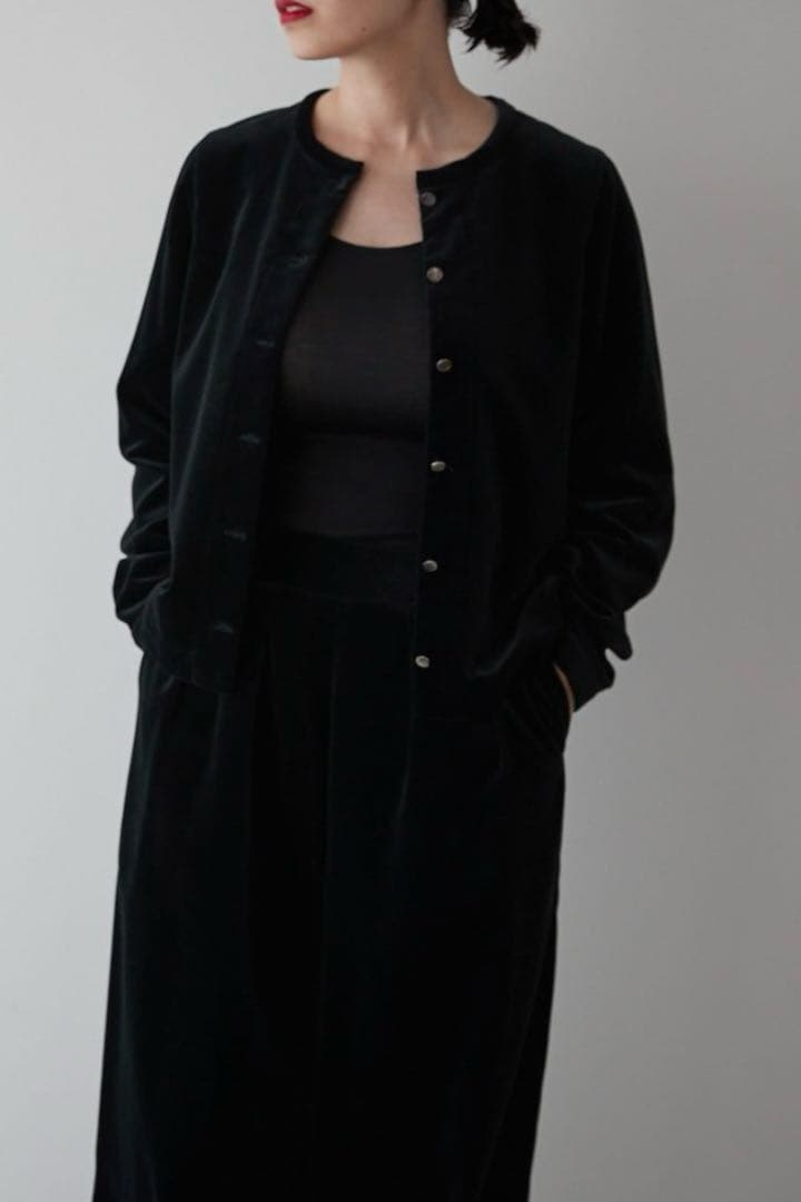 humoresque plain jacket ベロア　ジャケット