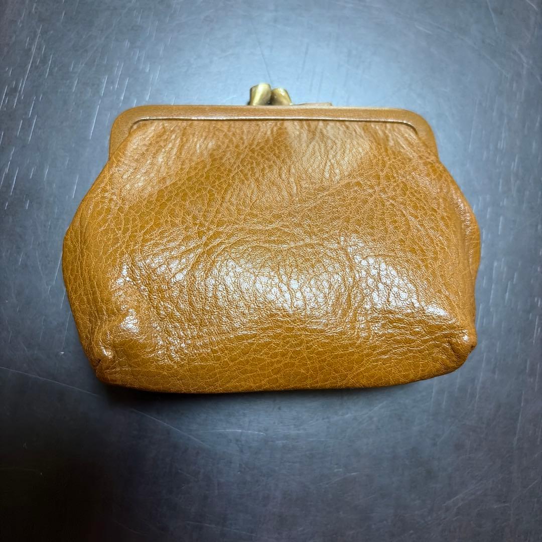 IL BISONTE がま口ケース　オリーブ