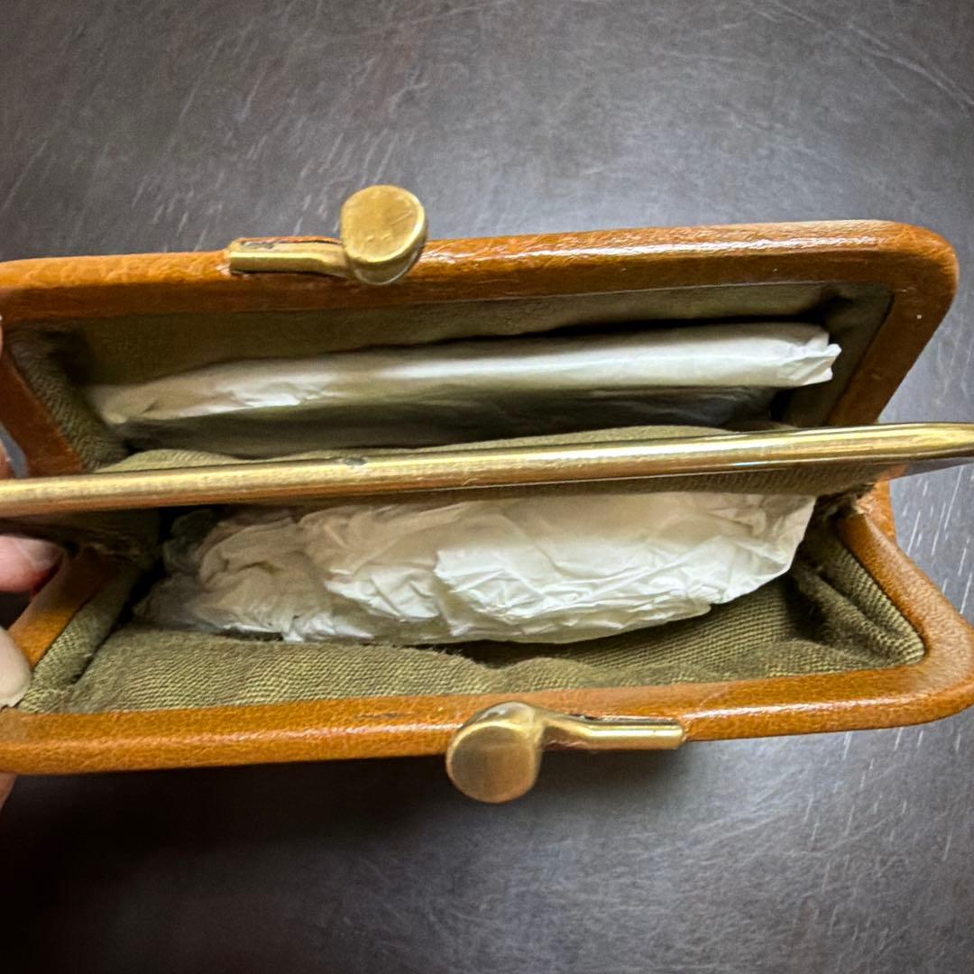 IL BISONTE がま口ケース　オリーブ