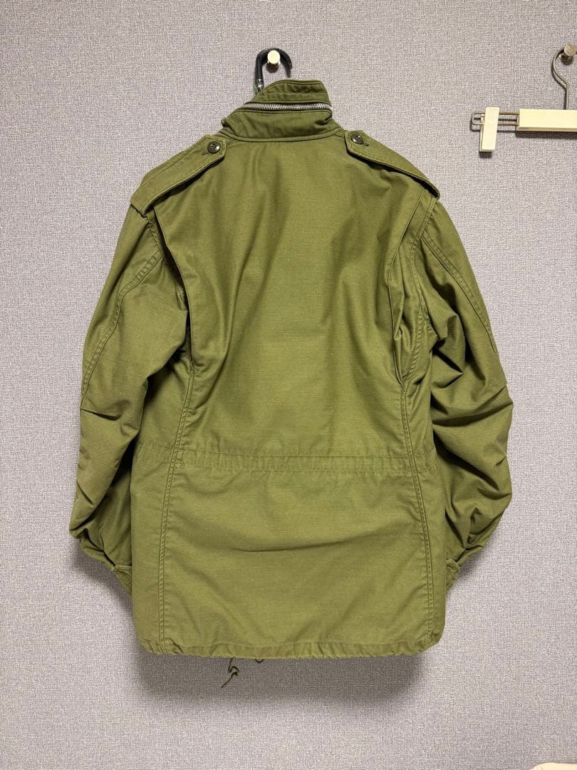 70s M-65 ヴィンテージ ミリタリージャケット m65 アルミジップ