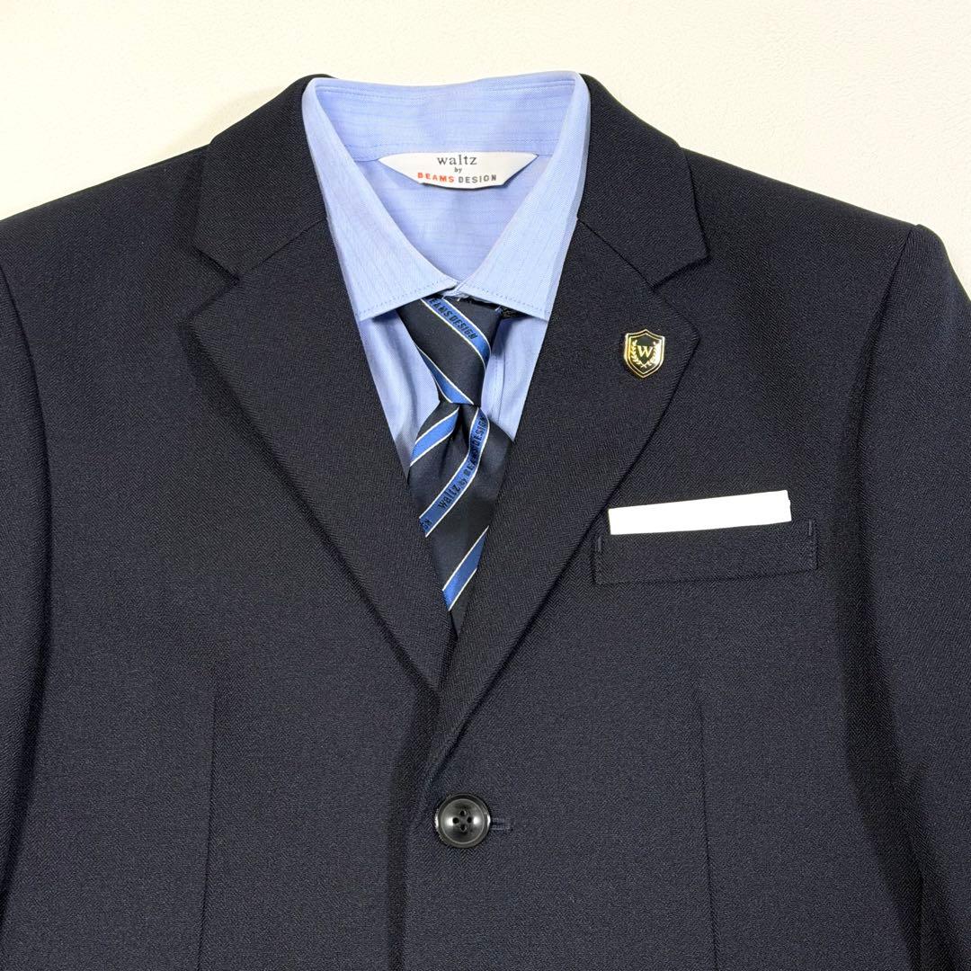 ワルツバイビームスデザイン フォーマルスーツ 4点セット ネイビー 160