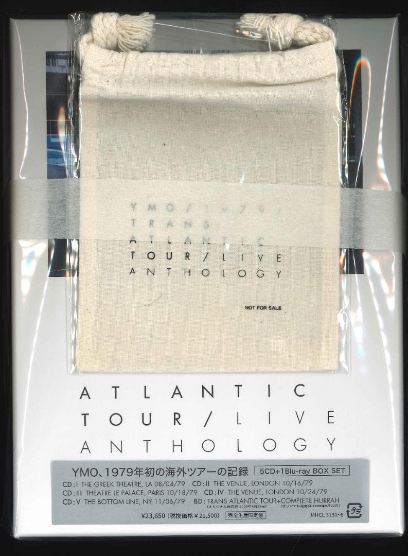 YMO 1979 TOUR LIVE ANTHOLOGY　CD5枚組+BL