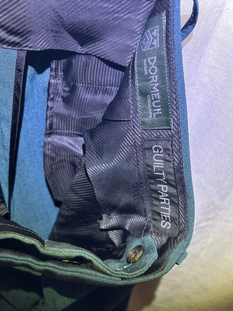 ☆美品☆ワコマリア ドーメル スラックスパンツ S ブルー 青