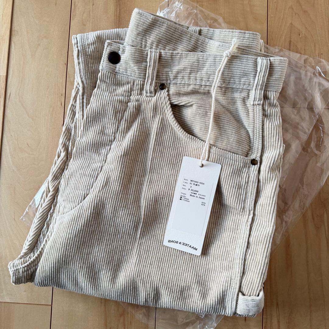 MAATEE&SONS 25aw CORDUROY PAINTER ２