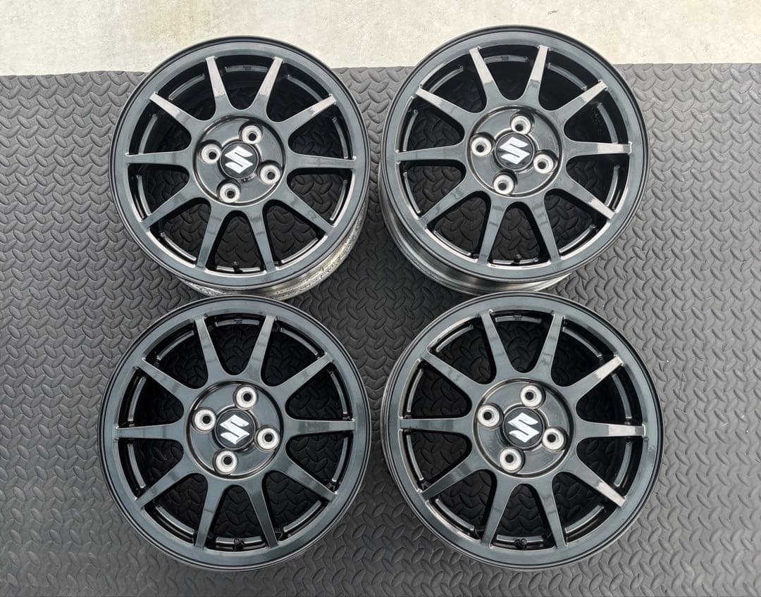 スズキ HA36s アルトワークス 純正 15インチ 4本 エアバルブ新品交換済