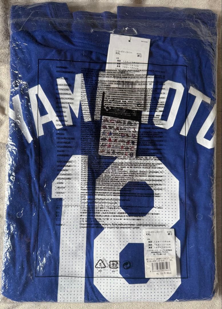 未開封新品　ドジャース 山本由伸　ナンバーTシャツXXL