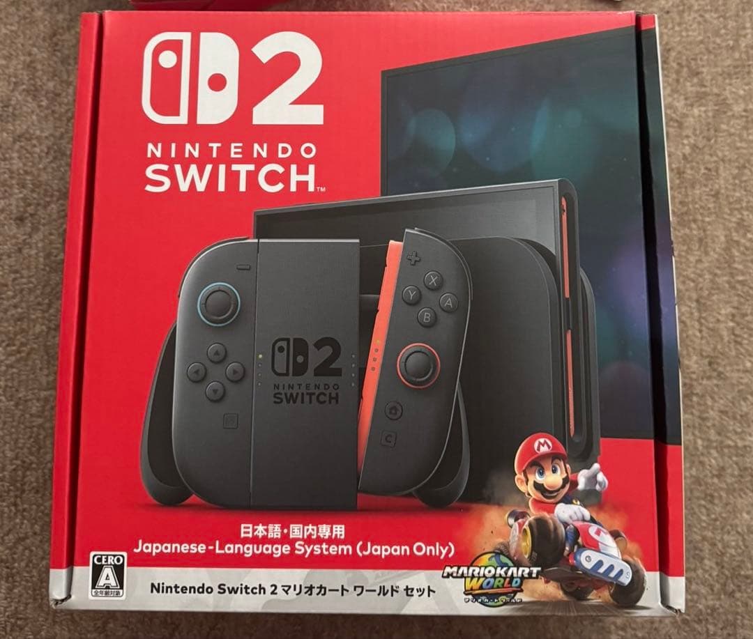 Nintendo Switch 2 日本語専用 マリオカート付き
