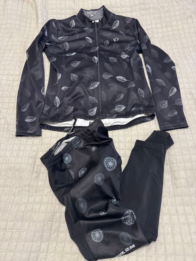 パールイズミ　レディース L サイクルジャージ＆タイツセット　美品