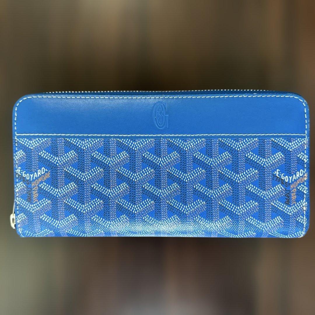 GOYARD ブルー長財布