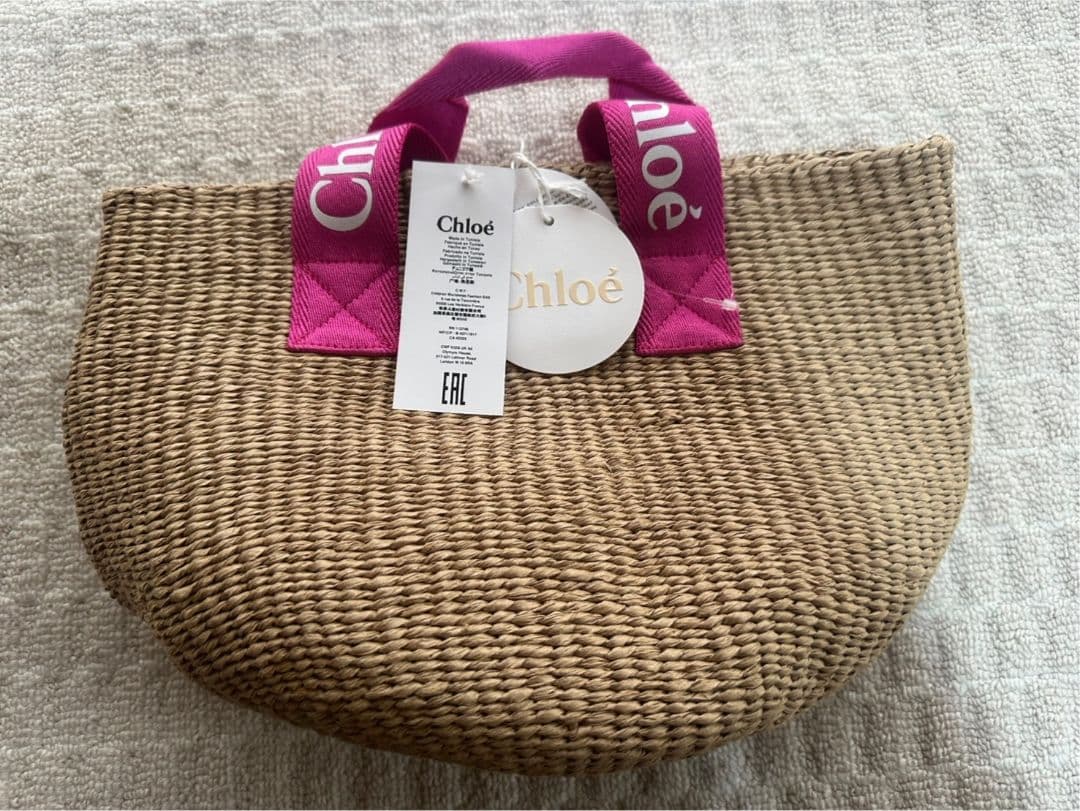 CHLOE クロエキッズ かごバッグ ピンク