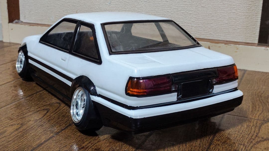 パンドラRC トヨタ AE86 2ドア トレノ パンダ 塗装済みボディ