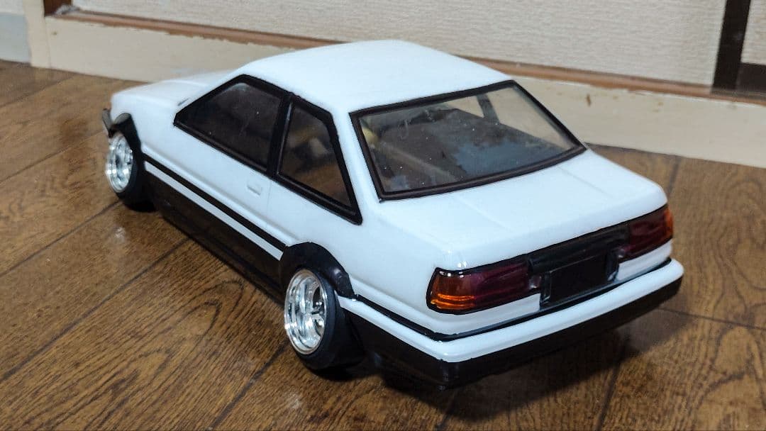 パンドラRC トヨタ AE86 2ドア トレノ パンダ 塗装済みボディ