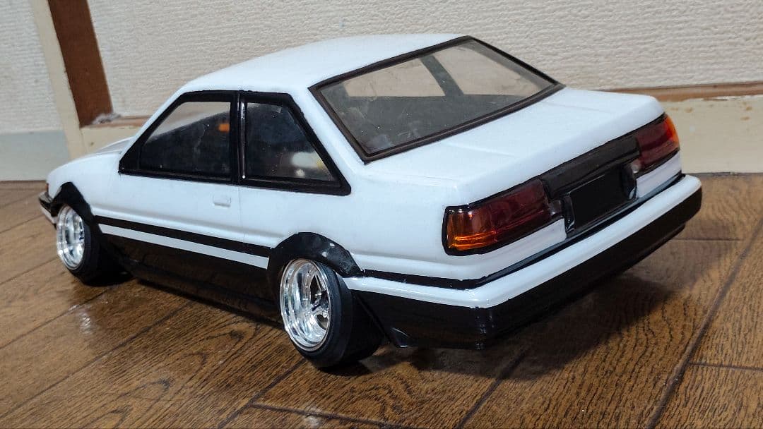 パンドラRC トヨタ AE86 2ドア トレノ パンダ 塗装済みボディ