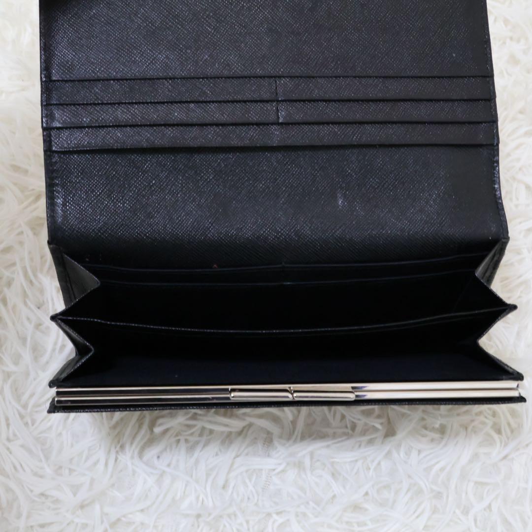 バーバリー　長財布　ブラック　ノバチェック