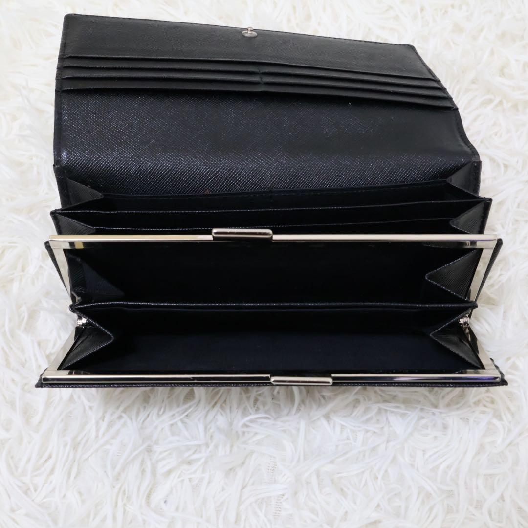 バーバリー　長財布　ブラック　ノバチェック