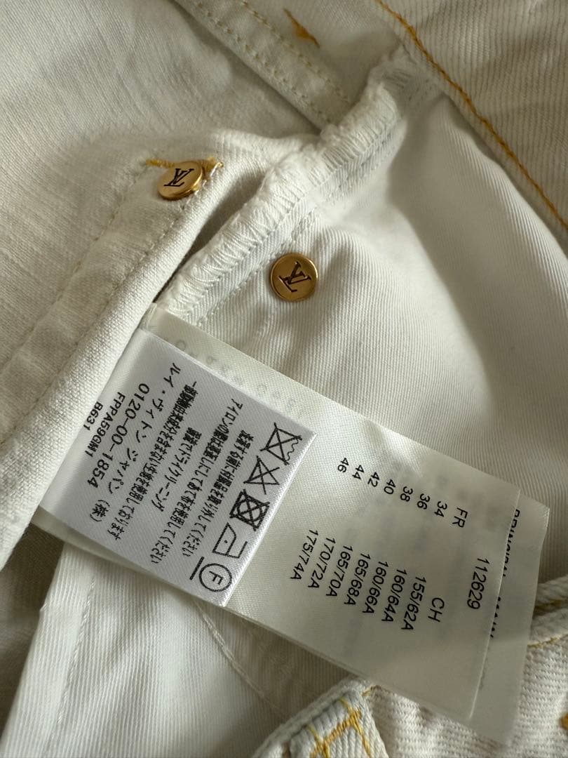 ◆美品◆LOUIS VUITTON◆ショートデニムハーフパンツ◆23年モデル34