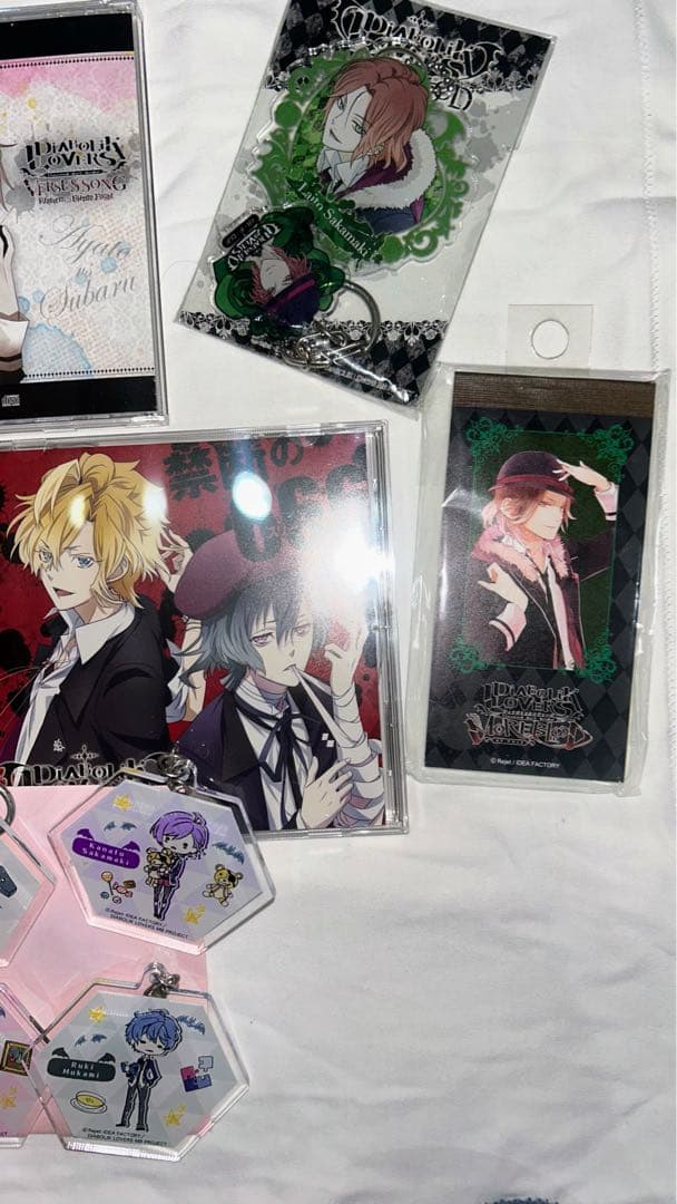 ディアボリックラバーズ アクリルキーホルダー6個セット、CD、その他グッズ