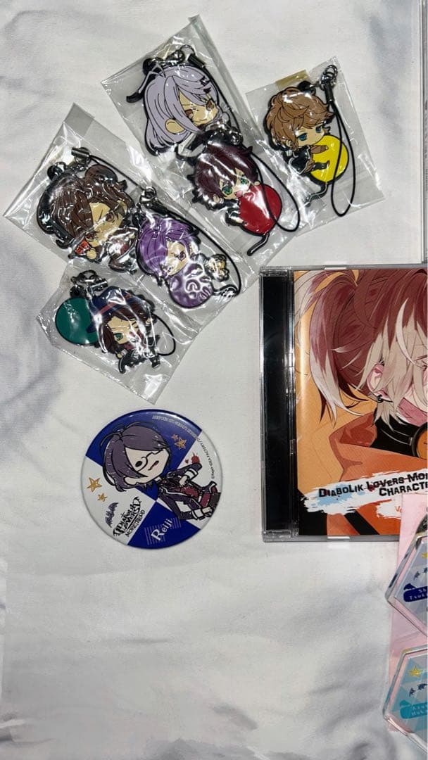 ディアボリックラバーズ アクリルキーホルダー6個セット、CD、その他グッズ