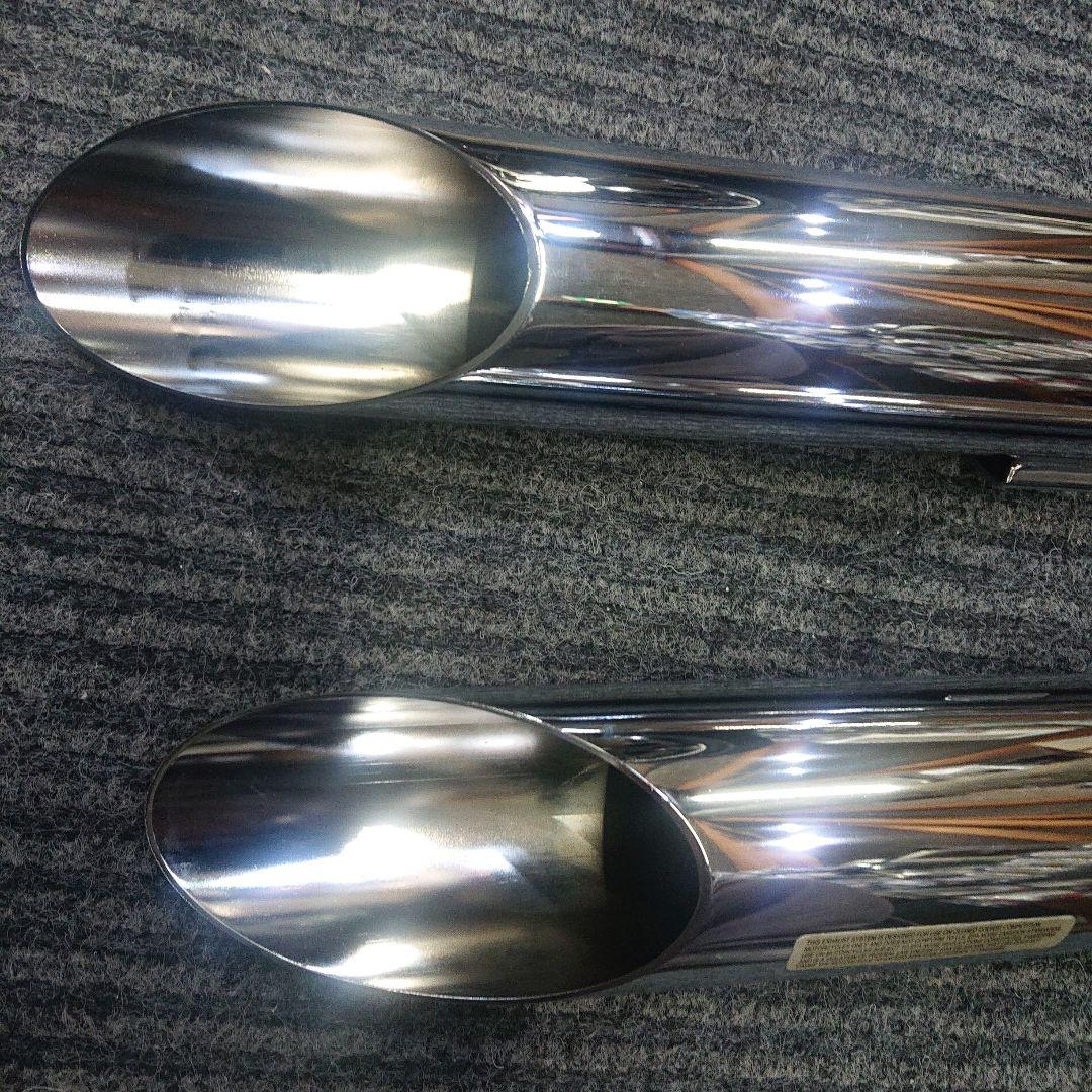 クロームワークス ソフテイル用スリップオンマフラー