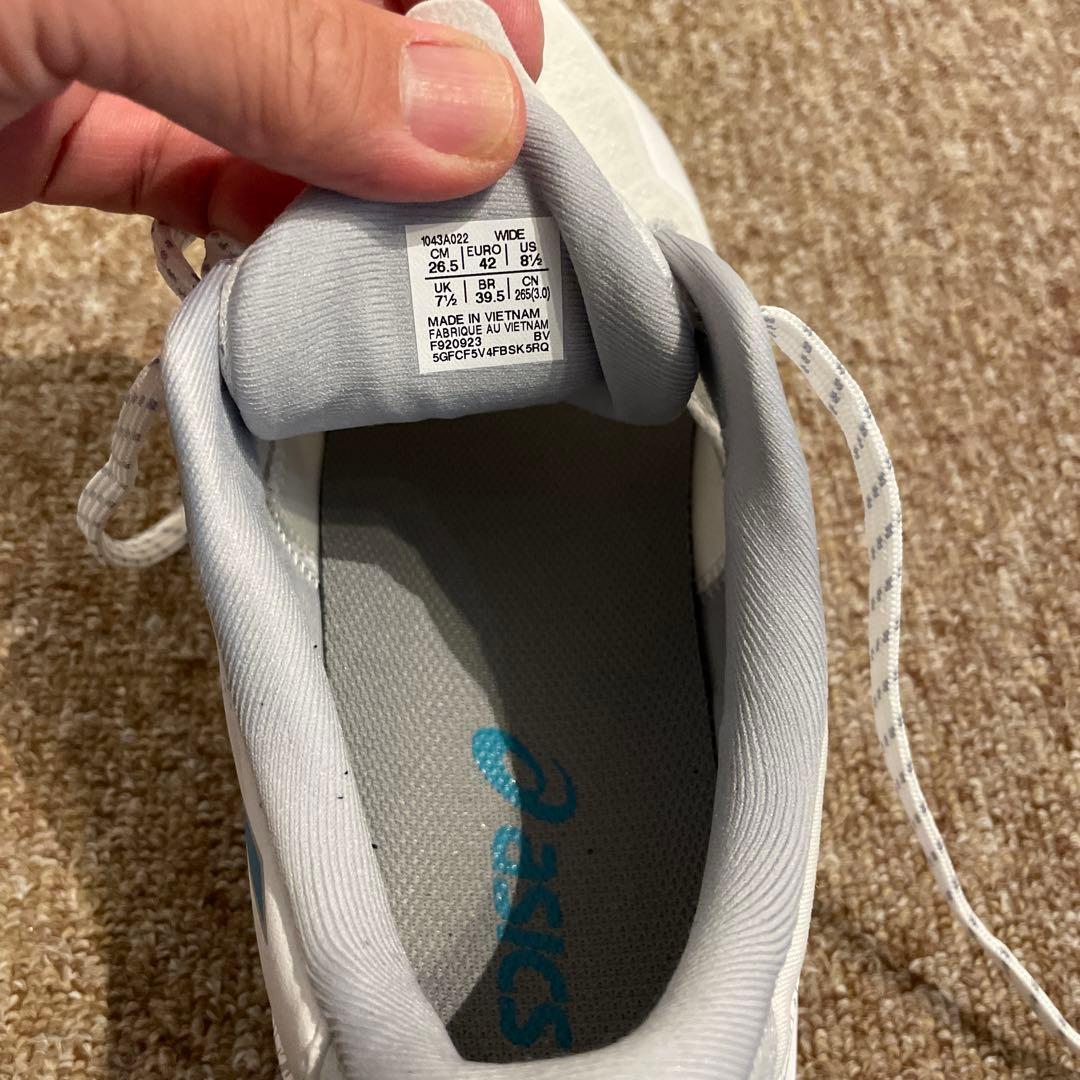 美品　asics テニスシューズ　PRESTIGELYTE5 26.5cm 幅広