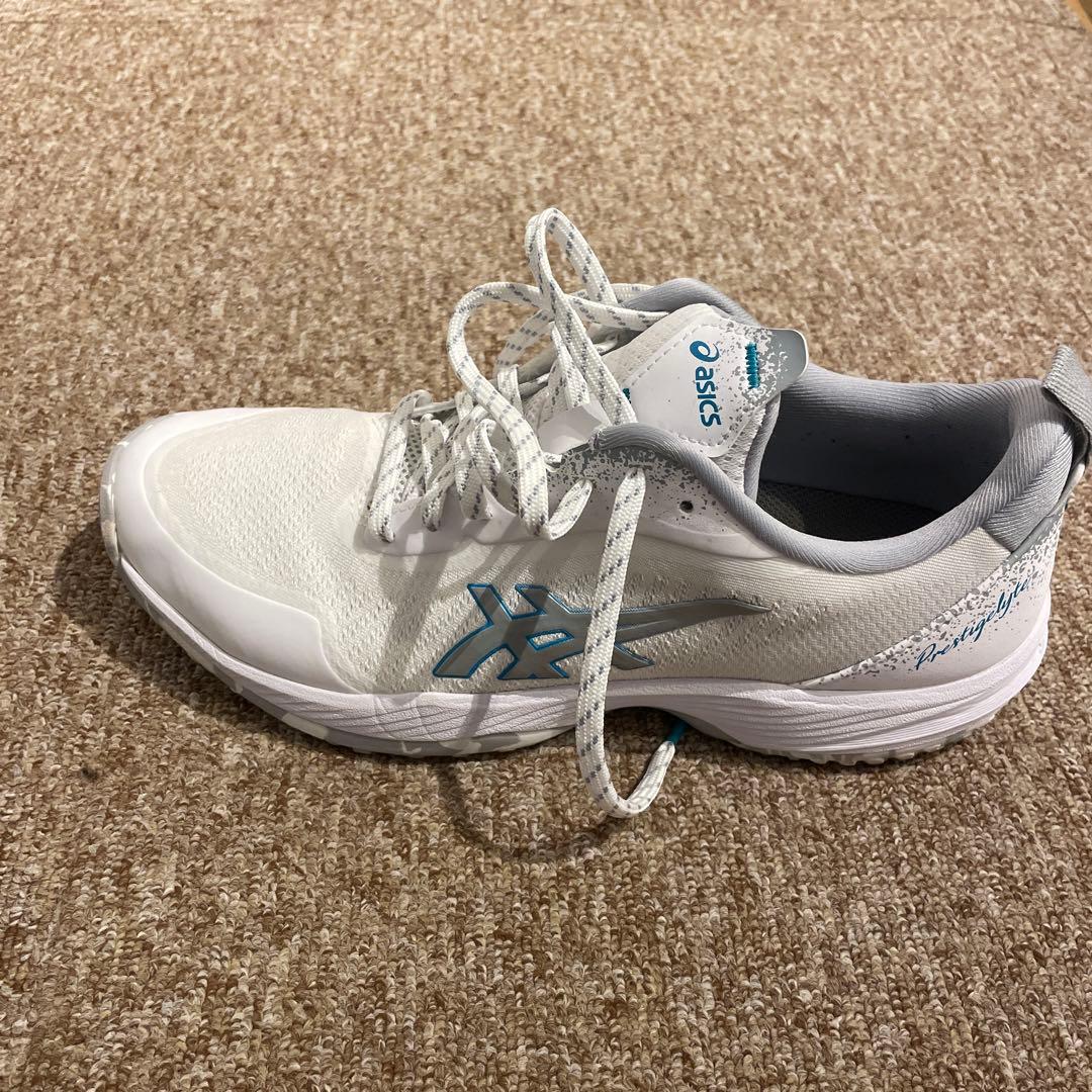 美品　asics テニスシューズ　PRESTIGELYTE5 26.5cm 幅広