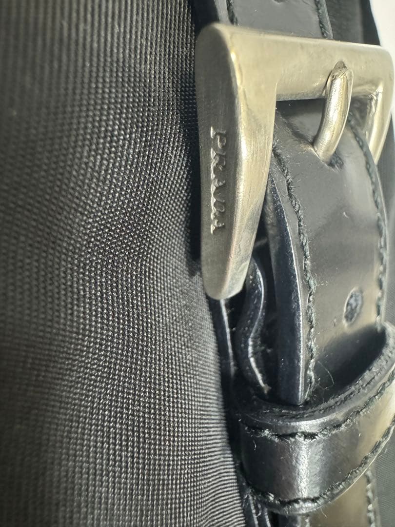 美品 PRADA（プラダ）バックパック デイパック ポコノ 三角ロゴ