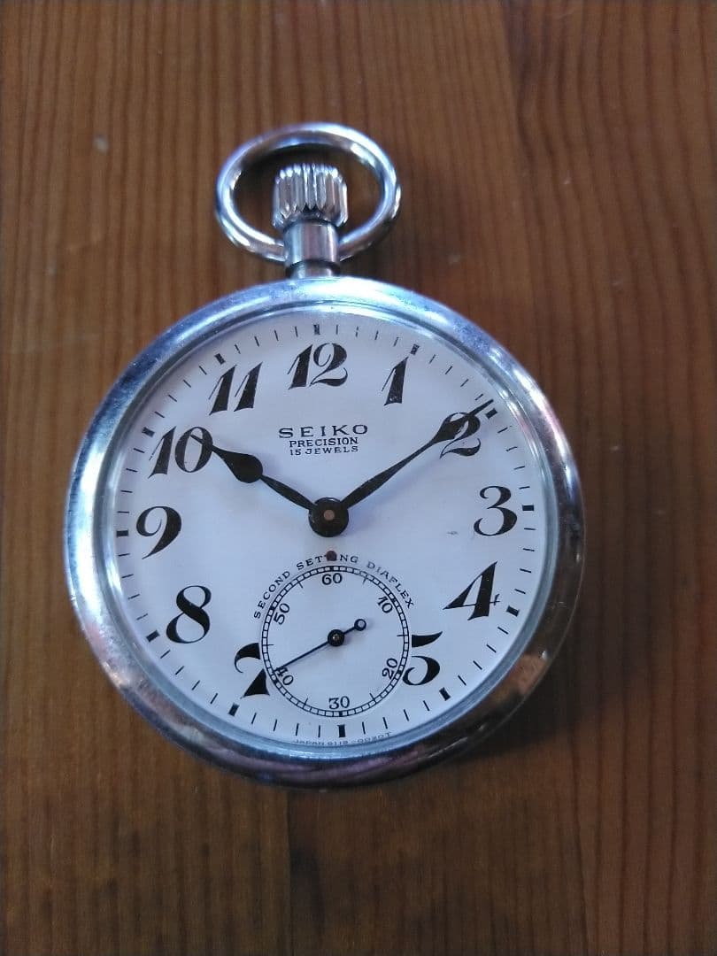 ブレーキハンドル二本&鉄道時計