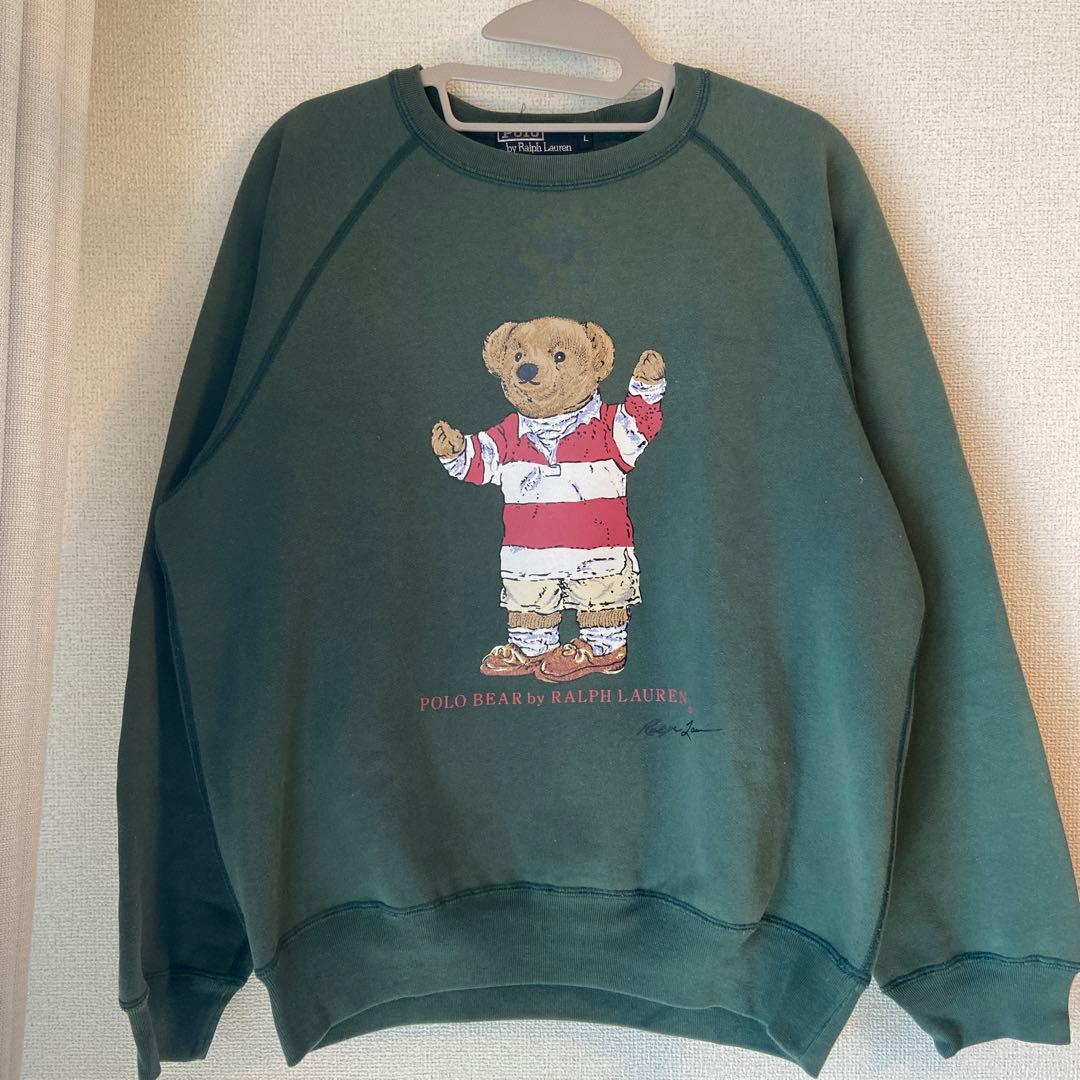 値下げ◎【希少】POLO ポロバイラルフローレン スウェット L ポロベア