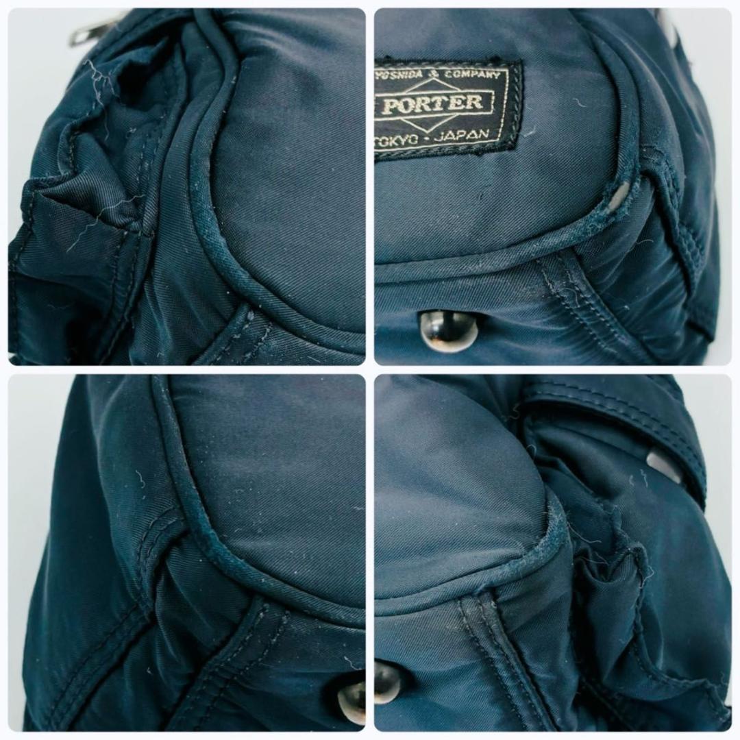 PORTER ポーター タンカー ネイビー ハンドバッグ ミニボストン ナイロン