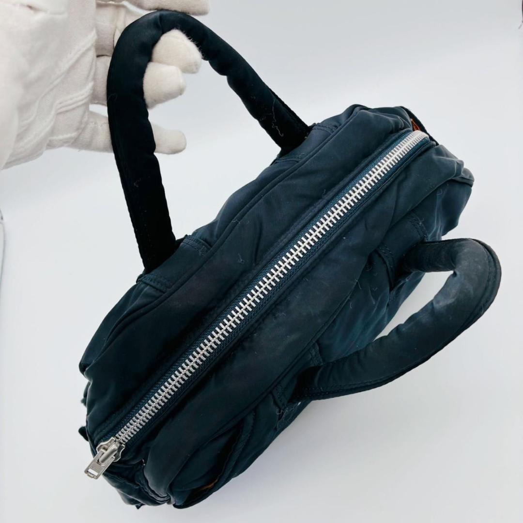 PORTER ポーター タンカー ネイビー ハンドバッグ ミニボストン ナイロン