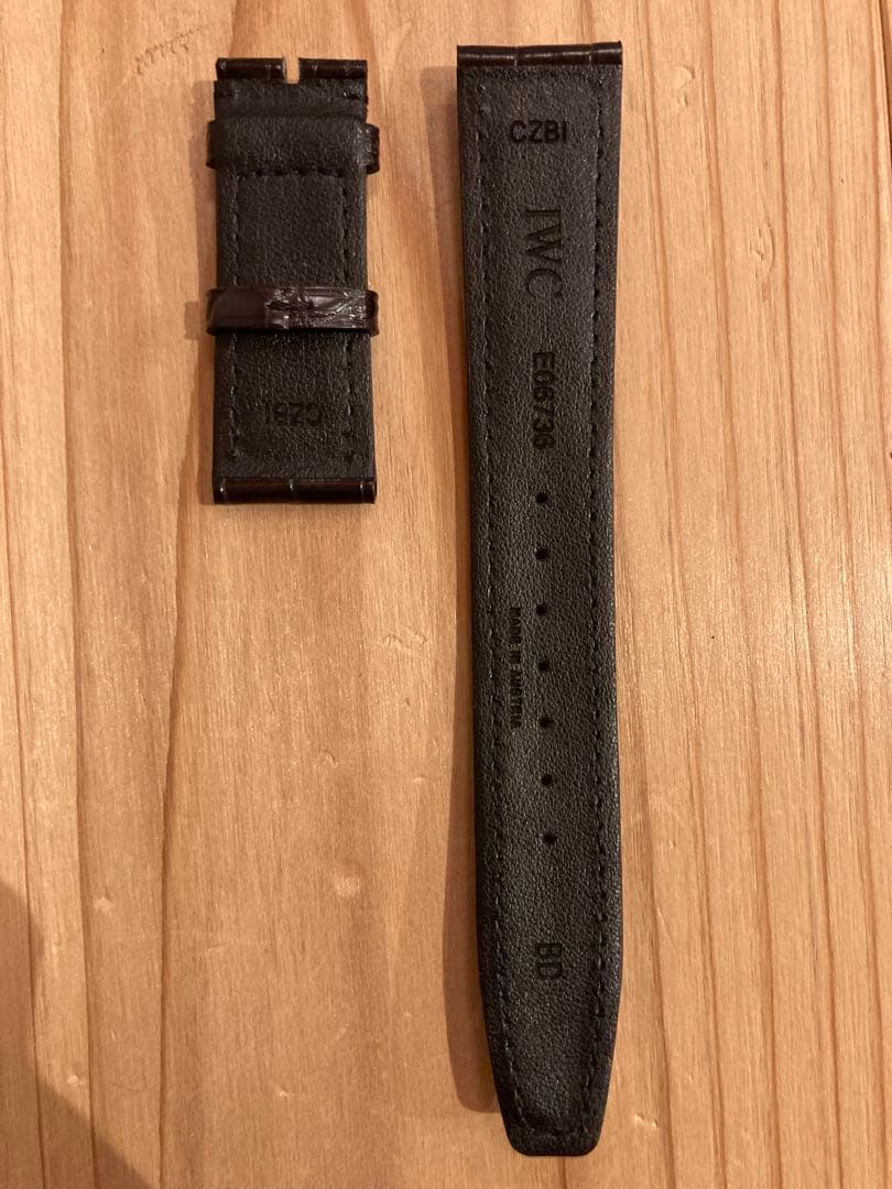 iwc純正ストラップ/レザーベルト/ポルトギーゼ