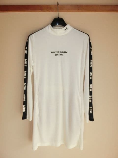 MASTER BUNNY EDITION 　ベロア モックネックワンピース