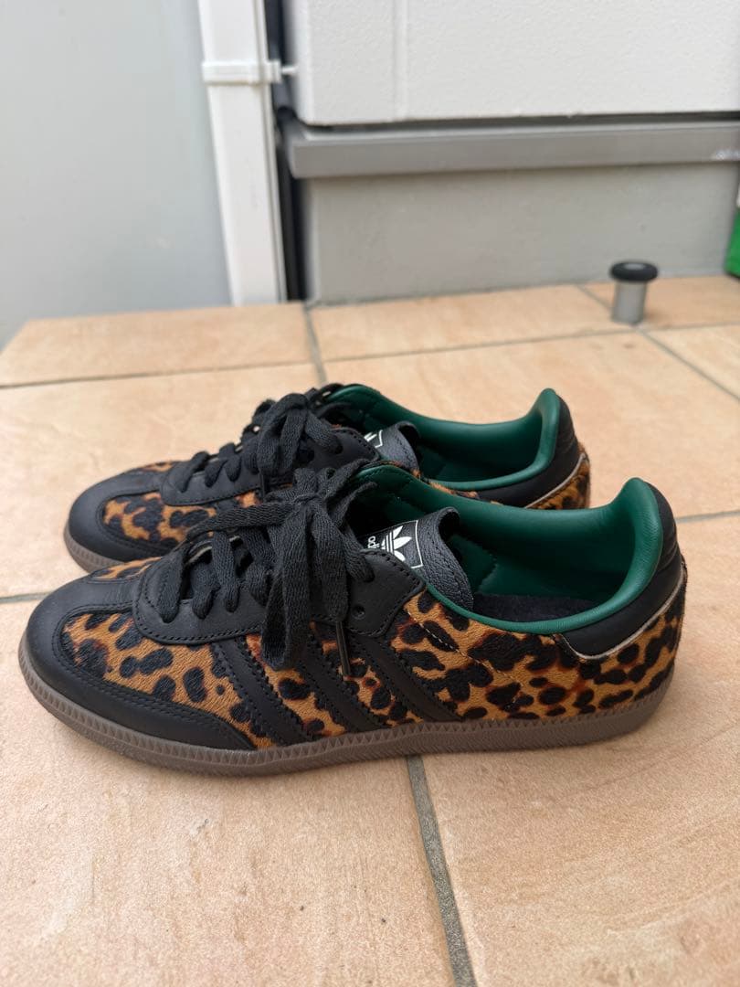訳アリ！adidas Samba OG レオパード