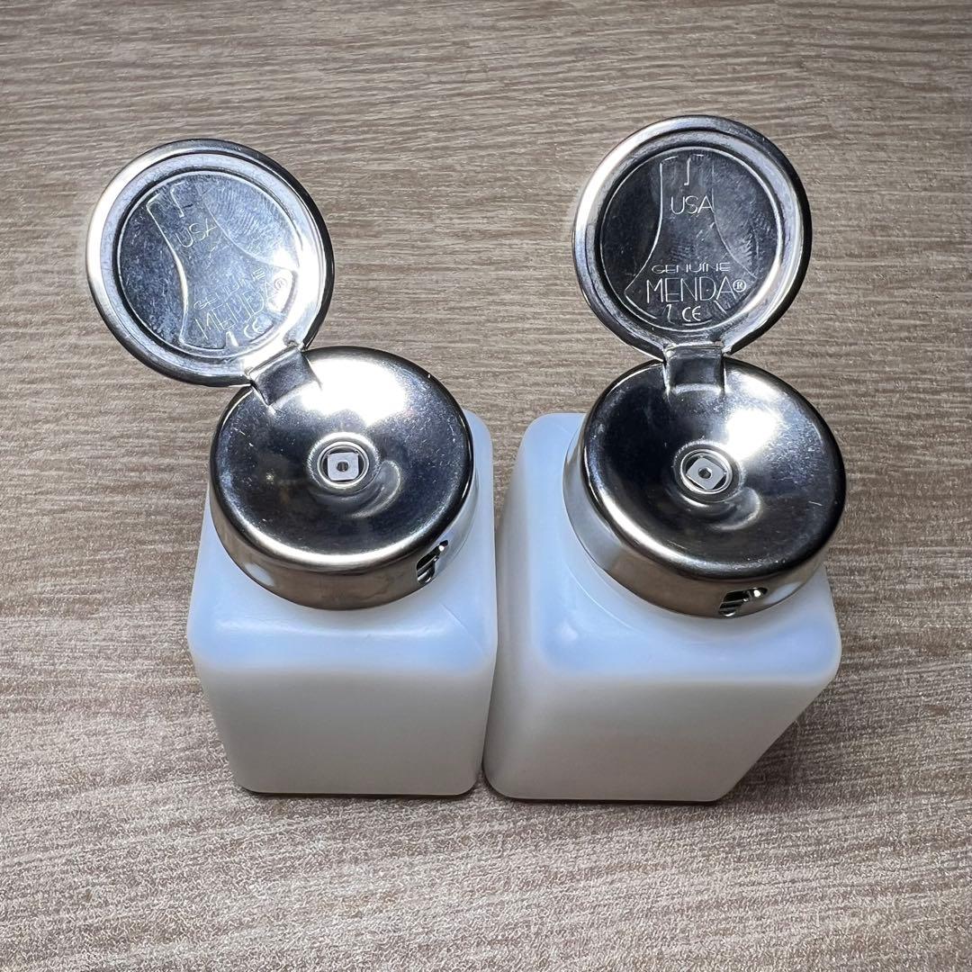 【新品・未使用】MENDA メタルヘッド ディスペンサーロック付 6oz 2個