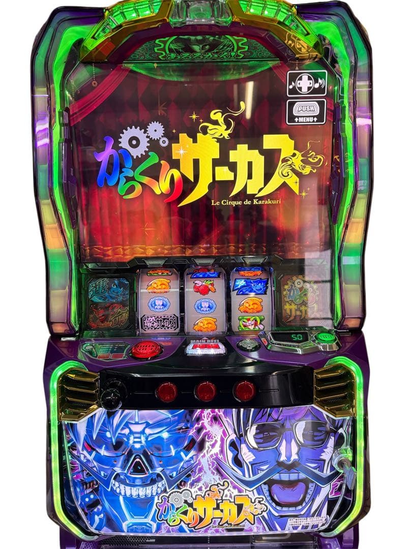 【ひで様引取】からくりサーカス フェイスレスパネルパチスロ 実機 引取可