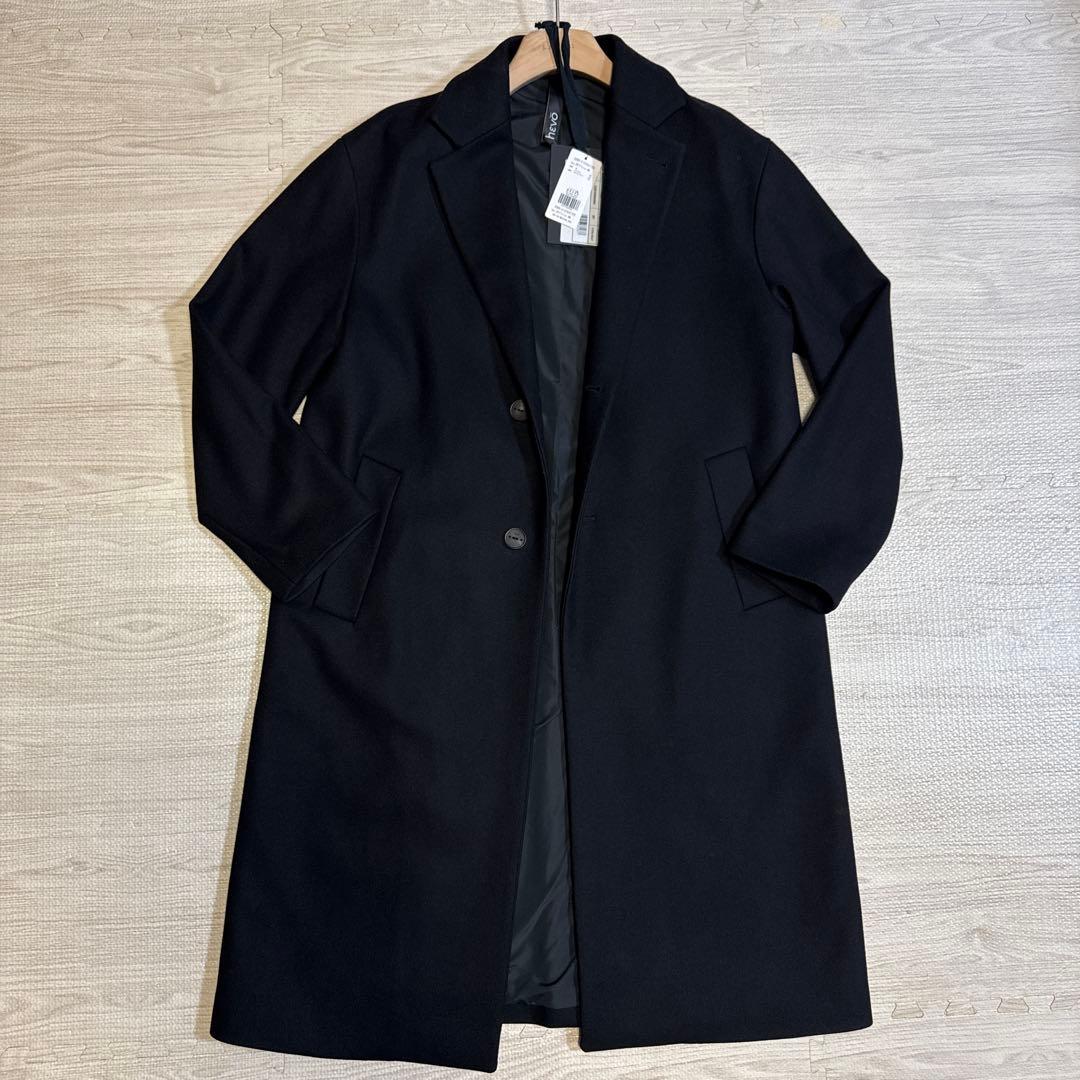 【未使用に近い】HEVO イーヴォ チェスターコート CISTERNINO 48