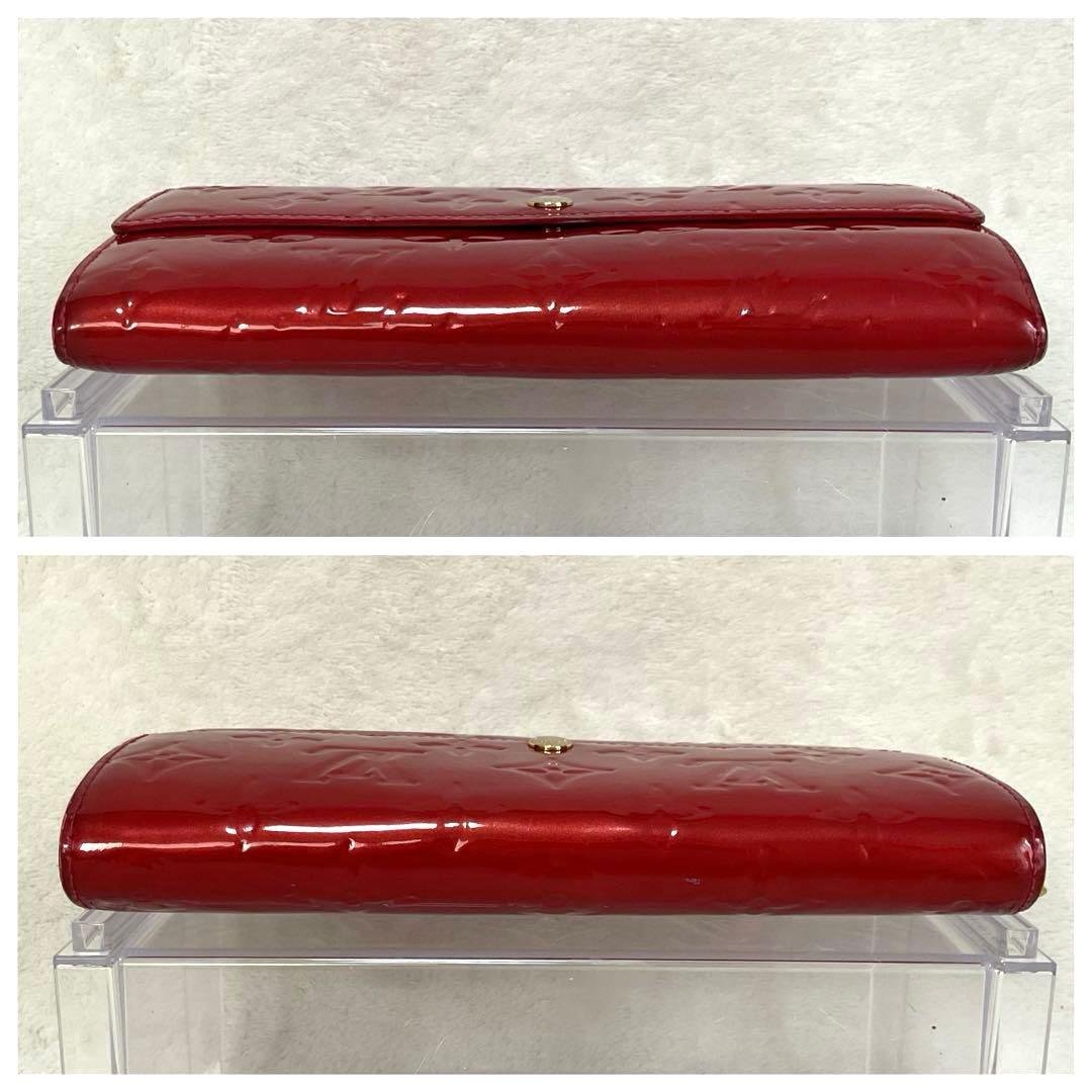 【希少カラー】ルイヴィトン ヴェルニ ポルトフォイユ・サラ ポムダムール